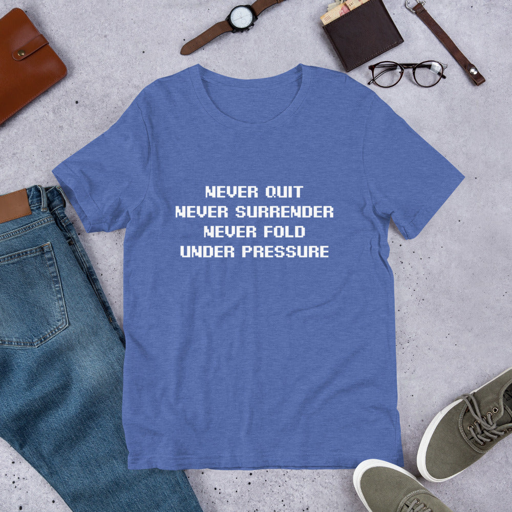 AAA Never Fold! Unisex t-shirt